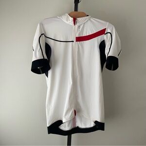 Sugoi RSE Cycling Jersey Short Sleeve White Full Zip Men’s Size Large